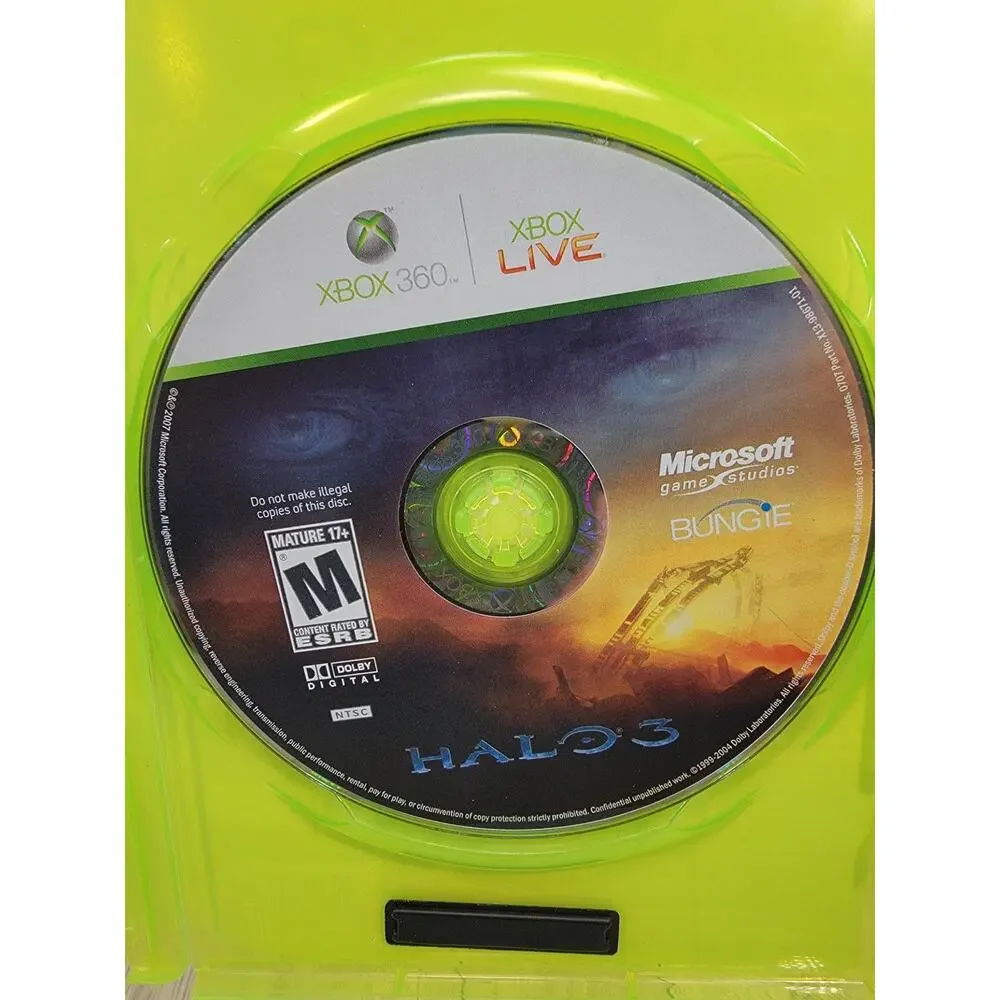 Halo 3 Microsoft Xbox 360 Shooter Game